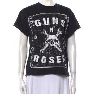 Alice + Olivia Black Graphic Tee